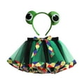 thumbnail image 1 of XDZJLR Jupe-Short pour Filles Ensemble de Danse de Fête de Vacances pour Enfants, 1 of 3