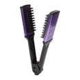 thumbnail image 1 of Cepillo alisador de cabello con cerdas antiestáticas, peine de doble cara con pinza y mango ergonómico., 1 of 5