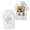 White, variant on Luar La L 2025 Tour Hooded T-shirt Women Men Fashion Short Sleeve Tee Casual Streetwear Clothes