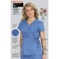 thumbnail image 6 of koi Classics Women's Katelyn Wrap Solid Scrub Top, 6 of 6
