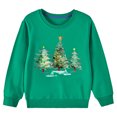 thumbnail image 4 of Posijego Vêtements de Noël pour Enfants Garçons Filles Chandail à Manches Longues Col Rond Coton Chandail Chandail en Molleton Hauts, 4 of 4