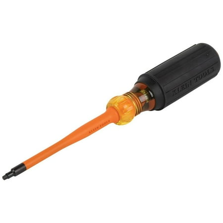 

Klein Tools 6984INS #1 Square Tip 4 in. Round Shank Insulated Screwdriver