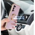 thumbnail image 5 of for Galaxy Note 20 Ultra Ring Holder Case Sparkle Plating Case for Women 360 Rotation Kickstand Support Car Mount Shockproof Bumper TPU Cover Case for Samsung Galaxy Note 20 Ultra 5G-Purple, 5 of 13