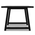 thumbnail image 4 of Simpli Home Simpli Home Whitley 72 inch Wide Solid Mango Farmhouse Dining Table in Black, 4 of 10
