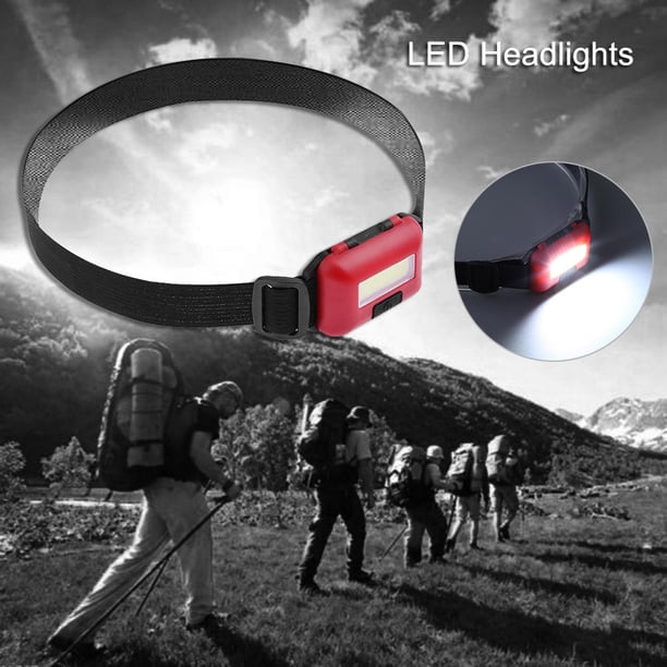 Lámpara Linterna COB impermeable de 3 modos para exterioresfaro delanteroantorcha (rojo) Ehuebsd Para estrenar