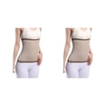 thumbnail image 4 of Ruiboury Warm And Stylish Waist Warmer Band For Added Support Breathable Back Warmer Belt camel XL 2Set, 4 of 6