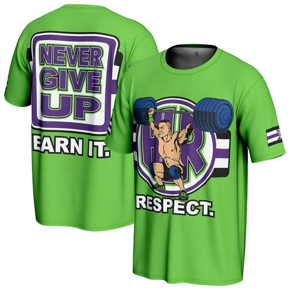 Men's ProSphere Green John Cena Retro T-Shirt
