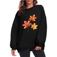 thumbnail image 2 of Frostluinai Fall Sweatshirts for Women Thanksgiving Oversizd Pullover Long Sleeve Crew Neck Loose Sweat Shirts Graphic Pullover Tops, 2 of 6