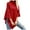 Red, variant on Womens Sweaters Solid Color Turtleneck Knitted Cape Sweaters Poncho Cardigan Coat Womens Sweater Beige One Size