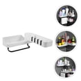 thumbnail image 5 of Toyvian Black Wall Storage Rack, ABS Material, 1-Pack Organizer for Home and Office, 5 of 7