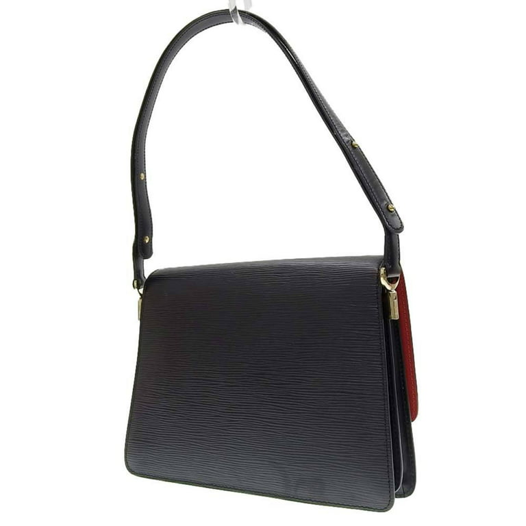 Pre-Owned Louis Vuitton LOUIS VUITTON Epi Free Run One Shoulder Bag Black  Noir M52417 (Good) 