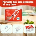 thumbnail image 4 of Mini Toothbrushes for Women Men - 5 in 1 Portable Disposable Toothbrushes - Travel Camping Essentials 40 Count(Mixed Flavors), 4 of 8