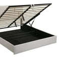 thumbnail image 1 of Queen Size Upholstered Platform Bed with Hydraulic Storage System,No Box Spring Needed,Beige, 1 of 8