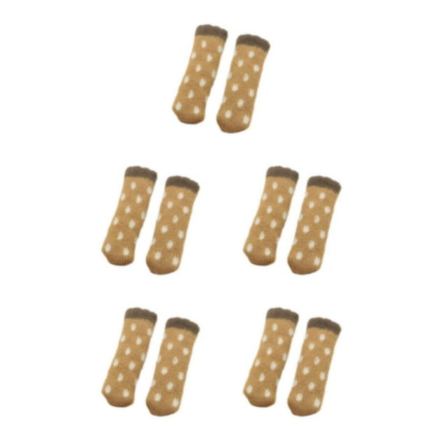 kurtrusly 24pieces Non-slip Furniture Foot Covers Premium For Protection Fit Most Legs Shapes Polyester Easy style 12 5Set