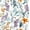 Blue Purple, variant on Green Leaf Wallpaper Peel and Stick, Vintage Floral Leaves Contact Paper 17.5" x 78.7", Botanical Vinyl Wall Paper Self Adhesive Removable Waterproof for Room Bedroom Shelves Cabinet Table Decor