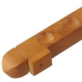 thumbnail image 5 of 1 Pair Billiard Pool Cue Rack Wall Mount 4-Slot Hanging Snooker Wooden Holder, 5 of 7