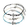 thumbnail image 2 of Koszal 2Pcs/3Pcs Starfish Multilayer Women Anklets Retro Beads Shell Sea Turtle Anklets Foot Jewelry, 2 of 7