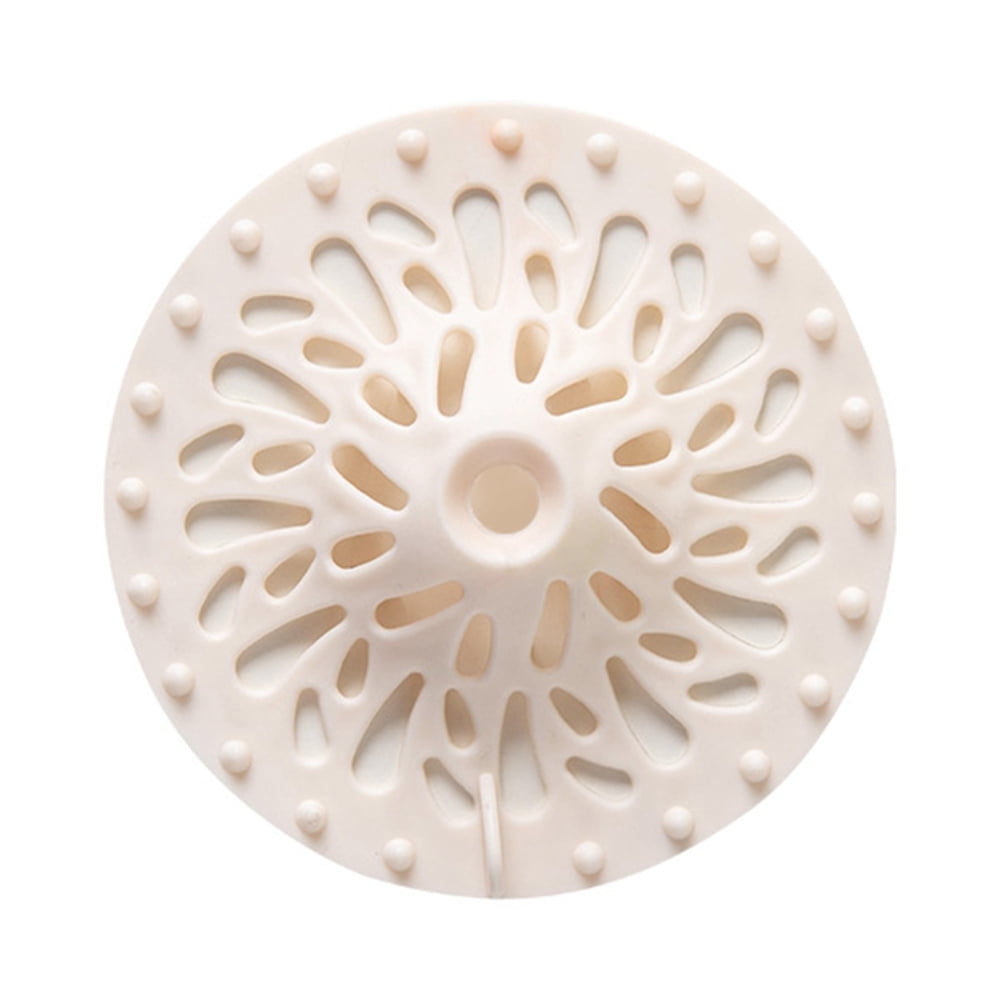 Sink Bathroom Tub Strainer Easy to Clean Tub Drain Cover for Bathroom Tub Sink Drain White