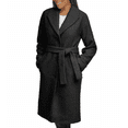 thumbnail image 3 of Kenneth Cole Women's Wool Wrap Coat (Black,XL), 3 of 5