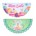 thumbnail image 1 of 2 Pcs Easter Décorations de Drapeau en Forme d'Éventail pour Clôture Extérieure, 1 of 7