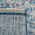 thumbnail image 5 of SAFAVIEH Courtyard Kebo Traditional Indoor/Outdoor Runner, 2'3" x 8', Blue/Grey, 5 of 8