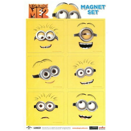 Value Line Magnets - DESPICABLE ME 2 LINE Art Minions, Officially Licensed, & Exclusively Trademarked Original Artworks & Magnet Collection