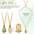 thumbnail image 2 of HAHDAXIA 24 Pcs Support de Collier en Cristal Support de Pierre Vide Support de Collier en Cristal Ajustable Cordon de Collier pour Cristaux Pendentif Support de Pierre Cage de Collier Pendentif pour Quartz, 2 of 6