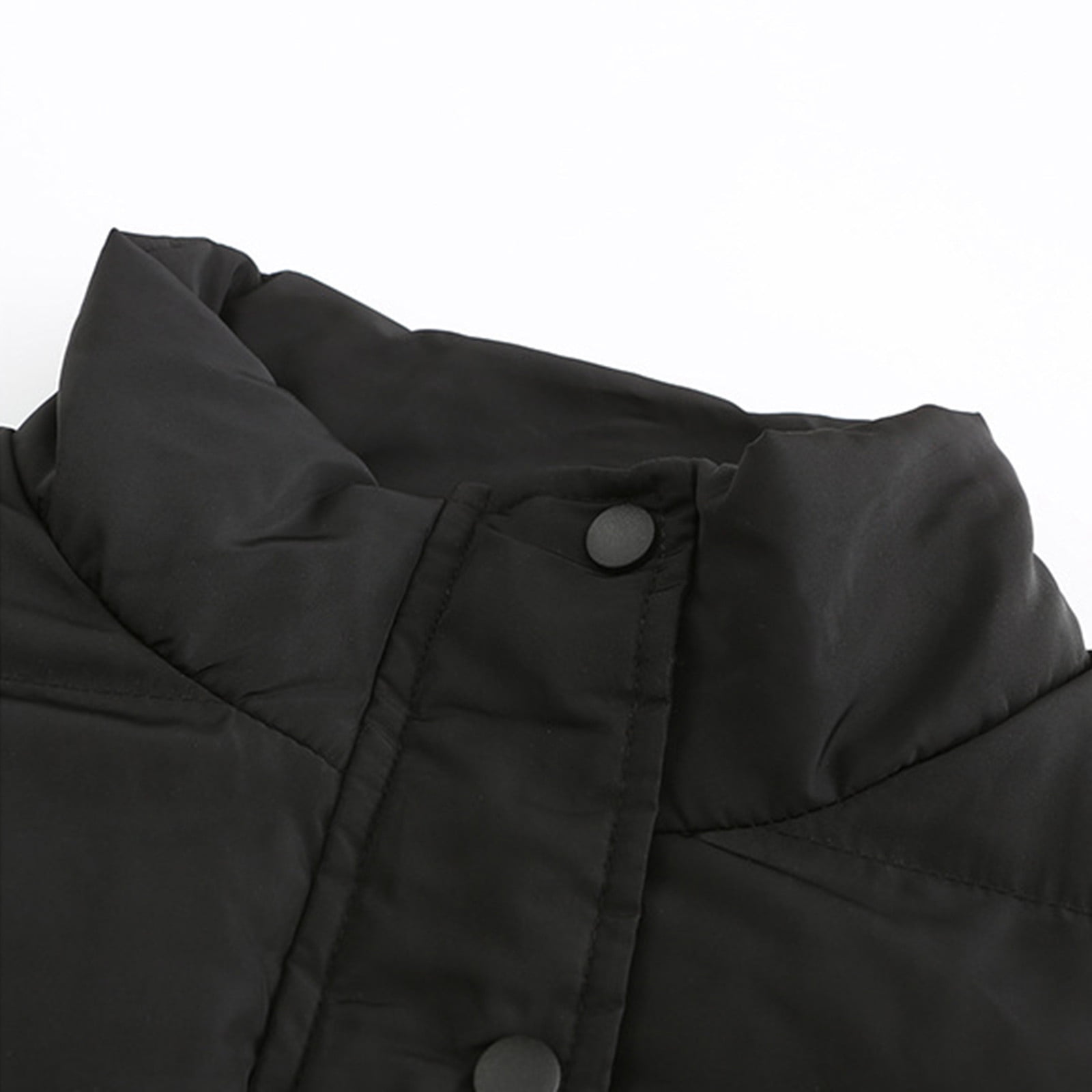 IROINID Women's Short Puffer Coat Solid Color Long Sleeve IROINID Women's Short Puffer Coat Solid Color Long Sleeve