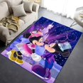 thumbnail image 2 of Alfombra de Mickey Mouse de Disney, bonita figura de Anime, alfombra estampada de Minnie, dormitorio infantil, sala de estar, sofá, felpudo antideslizante, alfombras de suelo, 2 of 4