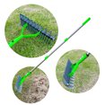 thumbnail image 4 of Thatch Rake, 12.8-Inch Wide Lawn Thatching Rake, Alloy Steel Efficient Lawn Grass Rake For Cleaning Dead Grass, Soil Rake For Backyard Garden, 4 of 9