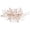 Rose Golden, variant on MIALLO Romantic Floral Hair Side Comb for Wedding Prom - Hand-wired Rhinestone & Pearl Hair Accessory
