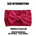 thumbnail image 3 of Stretchy Nylon Baby Headbands With Decorative Bows For Toddler Girls Wide Soft Comfortable Hair Accessories, 3 of 4