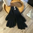 thumbnail image 3 of D-GROEE 1 Pair Winter Touchscreen Gloves -Warm Knit Plush Gloves with Elastic Cuff for Thermal Outdoor Camping, 3 of 8