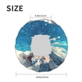 thumbnail image 4 of KLL Starry Sky Cloud Bulldog Pattern Shower Cap & Bath Cap for Women,Reversible Oversized Waterproof Shower Caps for all Hair Lengths,Elastic Reusable Bathing Hair Cap, 4 of 6