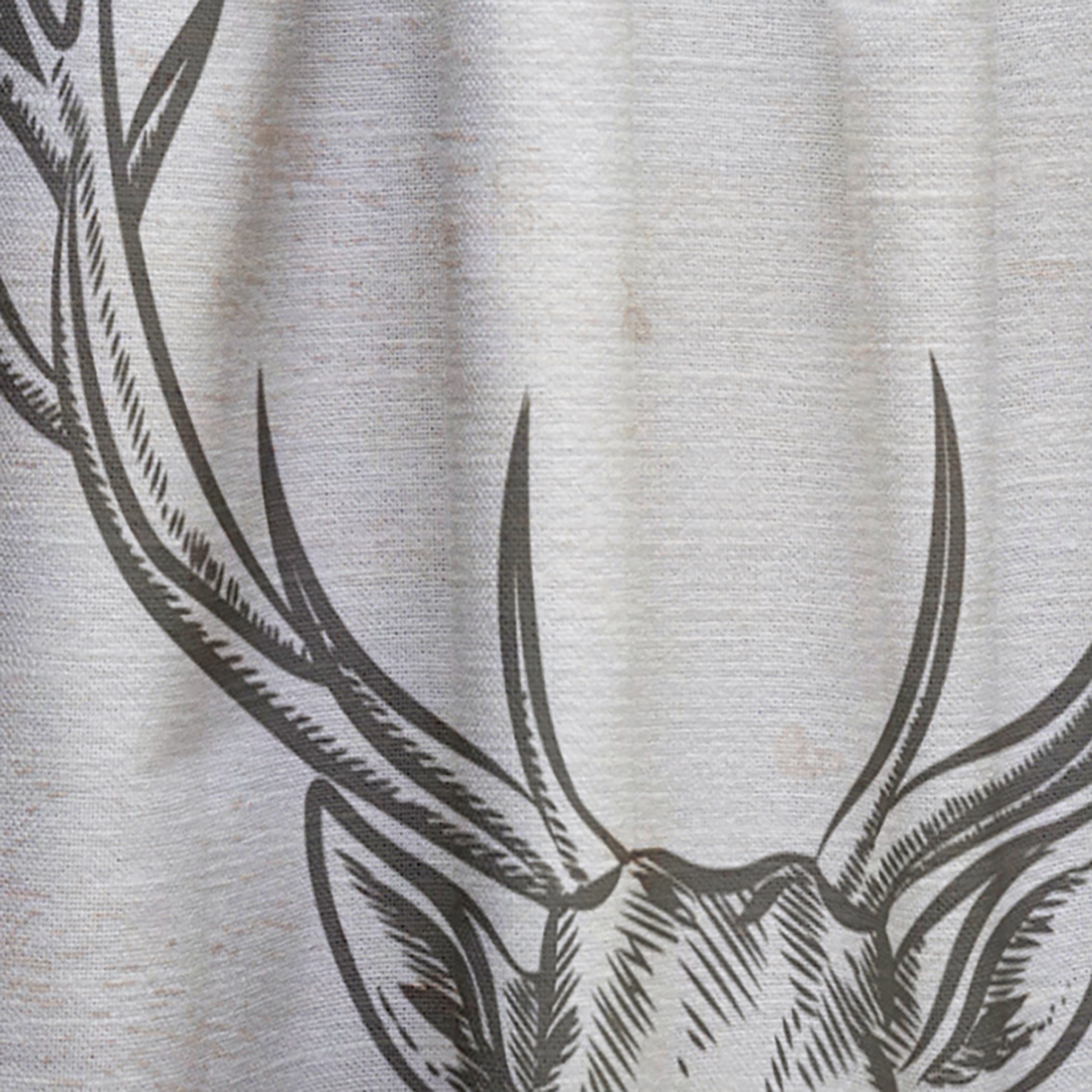 Designart 'Beautiful and Wild Deer VIII' Farmhouse Curtain Panel