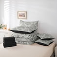 thumbnail image 6 of Manfei Teens Bohemian Damask Twin Bedding Sets 7-Piece,Traditional Floral Flower Bedding Comforter Set Microfiber,Exotic Style Breathable Sheet Sets,Breathable Home Decor,Reversible, 6 of 8