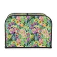 thumbnail image 2 of Lsque Blooming Cactus Print 4 Slice Toaster Cover , Kitchen Appliance Dustproof Protector , Toaster Protector Dustproof Kitchen Appliance Cover, 2 of 7