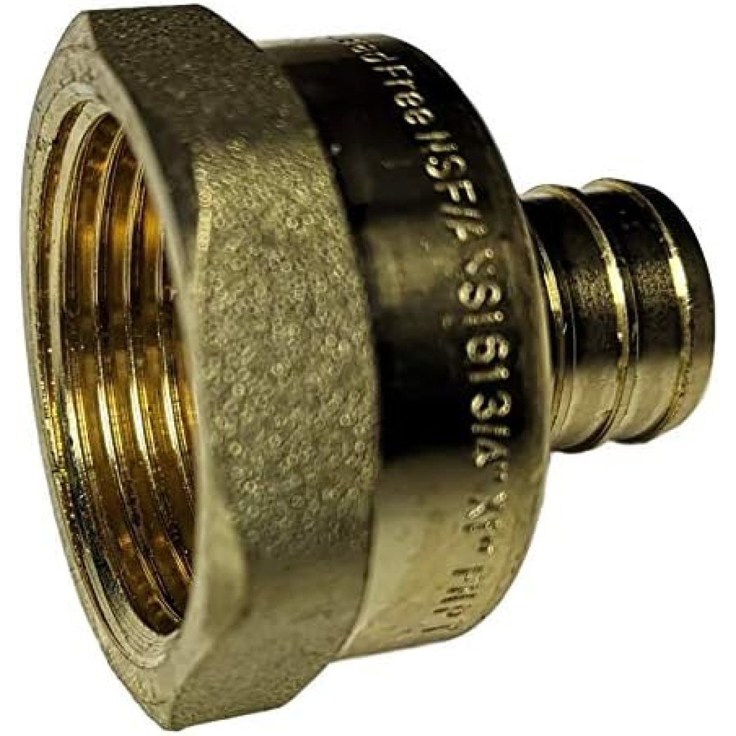 10 PIECES XFITTING 3/4" PEX X 1" FEMALE NPT THREADED ADAPTERBRASS