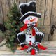 thumbnail image 5 of Navidad muñeco de nieve de madera decoración estatua jardín decoración de nieve regalo de Navidad, 5 of 5