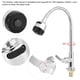 thumbnail image 5 of Grifos Para Fregaderos De Cocina, Cuerpo De Latón + Tubo De Acero Inoxidable, Grifos De Cocina Con Rotación De 360 ​​grados, Para Restaurante, Cocina, Baño, Hogar, 5 of 8