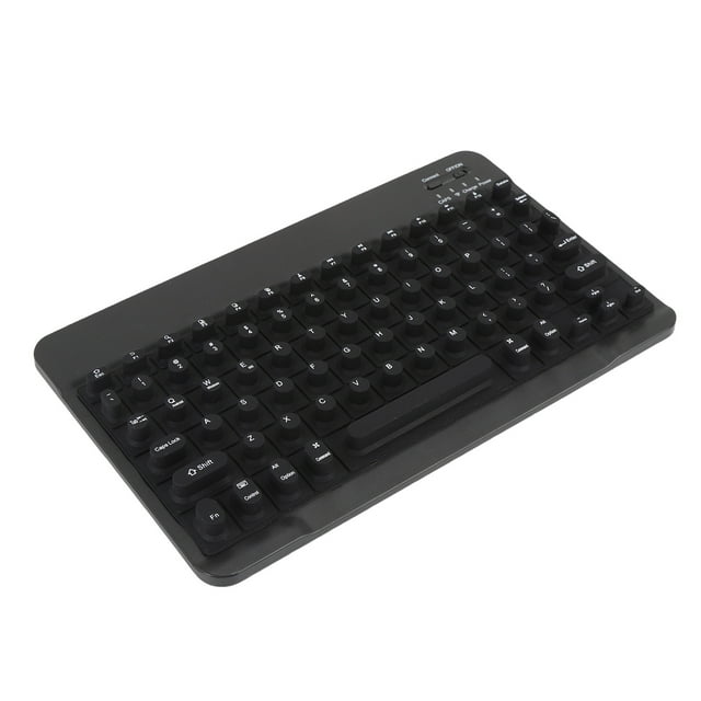 Wireless Keyboard with Silicone Keyboard Cover for Long Nails with Letters, Raised Nail Art Typing Keycaps for Desktops, PC