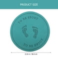 thumbnail image 2 of CTIRCHIU Multi Function Skipping Mat Portable Household Workout Mat Dark Green Tpe Soundproof Fitness Pad, 2 of 5