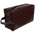 thumbnail image 4 of Neceser de gran capacidad, neceser portátil, neceser vintage, neceser de cuero para hombre, 4 of 7