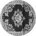 thumbnail image 1 of Ahgly Company Indoor Round Medallion Gray Traditional Area Rugs, 4' Round, 1 of 1