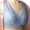 Blue, variant on Women Solid Wireless Open Back Bra Back Closure Lift Support Bra
