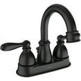 thumbnail image 3 of Moen WS84667BL Caldwell Two-Handle High Arc Bathroom Faucet Matte Black, 3 of 4