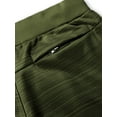 thumbnail image 4 of Ma Croix Mens Modern Jogger Pants with Zipper Pockets Solid Slim Fit Activewear, 4 of 6
