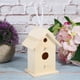 thumbnail image 3 of 2 uds innovadora casa de madera para pájaros al aire libre caja de cría de pájaros jaula ornamento decoración de jardín, 3 of 8