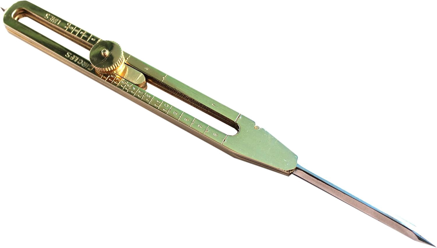 Solid Brass Proportional Divider 9 inch with Nice Hardwood Box