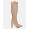 thumbnail image 2 of Women  Knee High Boots Chunky Block Heel Wide Calf Round Toe Side Zipper Fashion Dress Boot, 2 of 3
